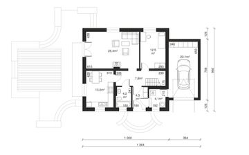 Parter projektu - Dom przy Maciejkowej