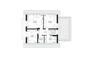 Poddasze projektu - Dom przy Maciejkowej