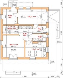 Parter projektu - Dom przy Malinowej