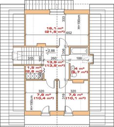 Poddasze projektu - Dom przy Malinowej