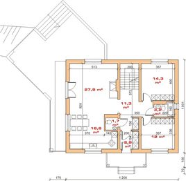 Parter projektu - Dom przy Szkarłatnej