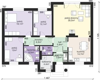 Parter projektu - Dom przy Orzechowej