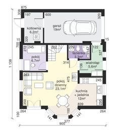 Parter projektu - Dom przy Kalinowej 3