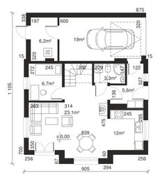 Parter projektu - Dom przy Kalinowej 4