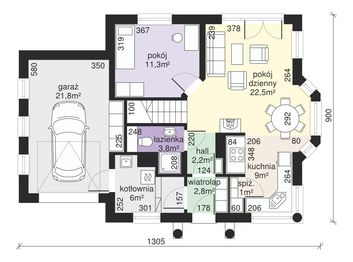 Parter projektu - Dom przy Przyjaznej 4