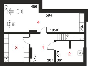 Piwnica projektu - Dom przy Szarotek