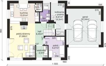 Parter projektu - Dom przy Cyprysowej 4