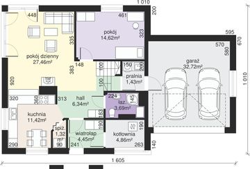 Parter projektu - Dom przy Cyprysowej 6