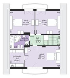 Poddasze projektu - Dom przy Wiązowej 2