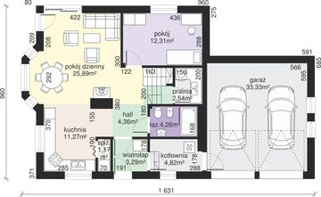 Parter projektu - Dom przy Cyprysowej 15