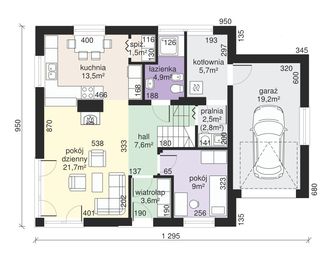 Parter projektu - Dom przy Cyprysowej 21