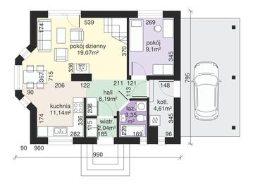 Parter projektu - Dom przy Imbirowej 2