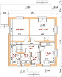 Parter projektu - Dom przy Stokrotek