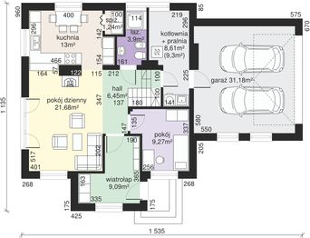 Parter projektu - Dom przy Cyprysowej 19