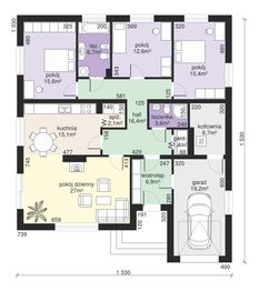 Parter projektu - Dom przy Słonecznej 3