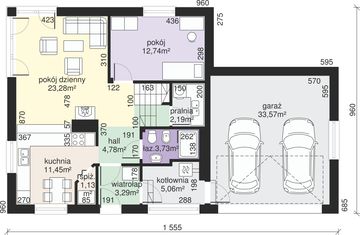Parter projektu - Dom przy Cyprysowej 24