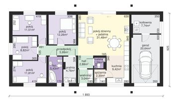 Parter projektu - Dom przy Bukowej 6