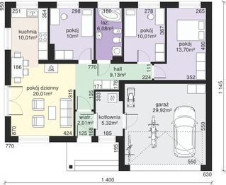 Parter projektu - Dom przy Przyjemnej 6