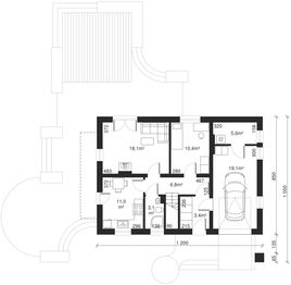 Parter projektu - Dom przy Berberysowej