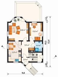 Parter projektu - Mała Marzanna - murowana – beton komórkowy