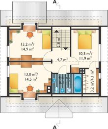 Poddasze projektu - Brzoza (95)