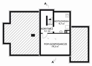 Piwnica projektu - Makary - murowana – ceramika