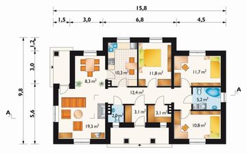 Parter projektu - Migdał - murowana – ceramika