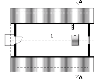 Poddasze projektu - Garaż 04 (208)