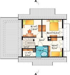 Poddasze projektu - Smyk - murowana – ceramika