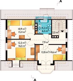 Poddasze projektu - Ścibor - murowana – ceramika