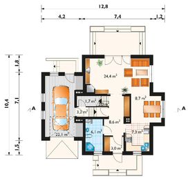 Parter projektu - Nowa Koliba - murowana – beton komórkowy