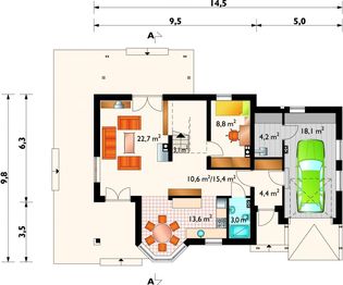 Parter projektu - Mira - murowana – beton komórkowy