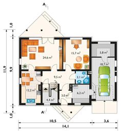Parter projektu - Drozd - murowana – beton komórkowy