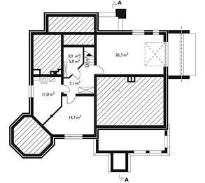 Piwnica projektu - Jabłonna - murowana – ceramika