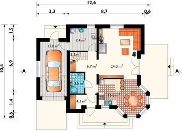 Parter projektu - Majka Teta - murowana – beton komórkowy