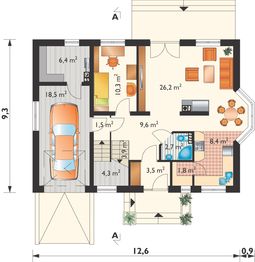 Parter projektu - Pola - murowana – beton komórkowy