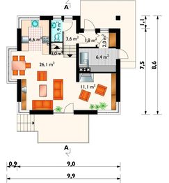 Parter projektu - Sabina - murowana – beton komórkowy