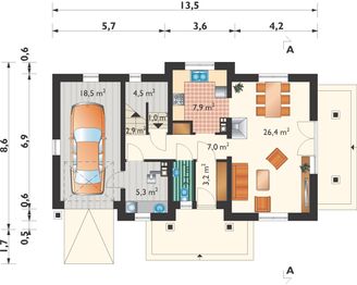 Parter projektu - Antałek Mobil - murowana – beton komórkowy