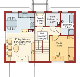 Parter projektu - Domek Lipowy (018 JK)