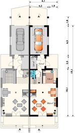 Parter projektu - Gracja Duo - murowana – beton komórkowy