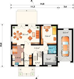 Parter projektu - Sójka Eko - murowana - beton komórkowy