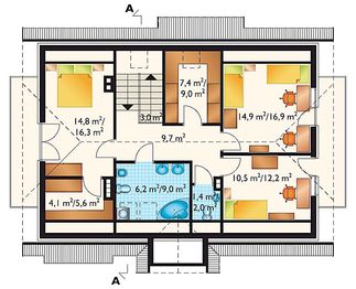 Poddasze projektu - Bartosz - murowana - ceramika