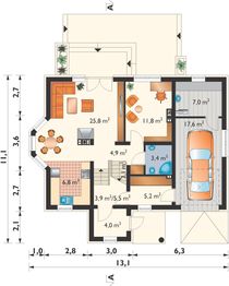 Parter projektu - Fiona Atu - murowana – beton komórkowy