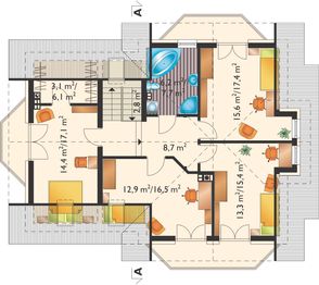 Poddasze projektu - Jelonek Astro (1148)