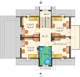 Poddasze projektu - Kowalik Lux (1213)