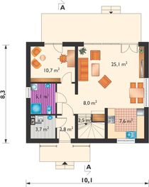 Parter projektu - Smolik Energo - murowana – beton komórkowy