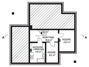 Piwnica projektu - Benon - murowana – silikaty