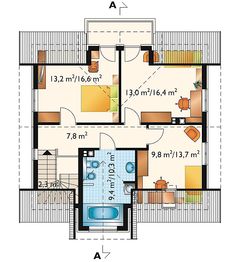 Poddasze projektu - Jaromir - murowana – keramzyt