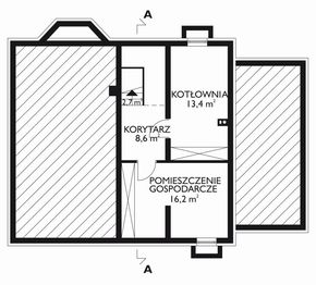 Piwnica projektu - Karino - murowana – keramzyt