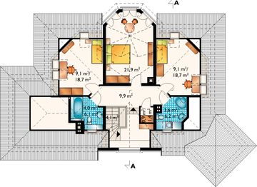 Poddasze projektu - Rawa - murowana – keramzyt
